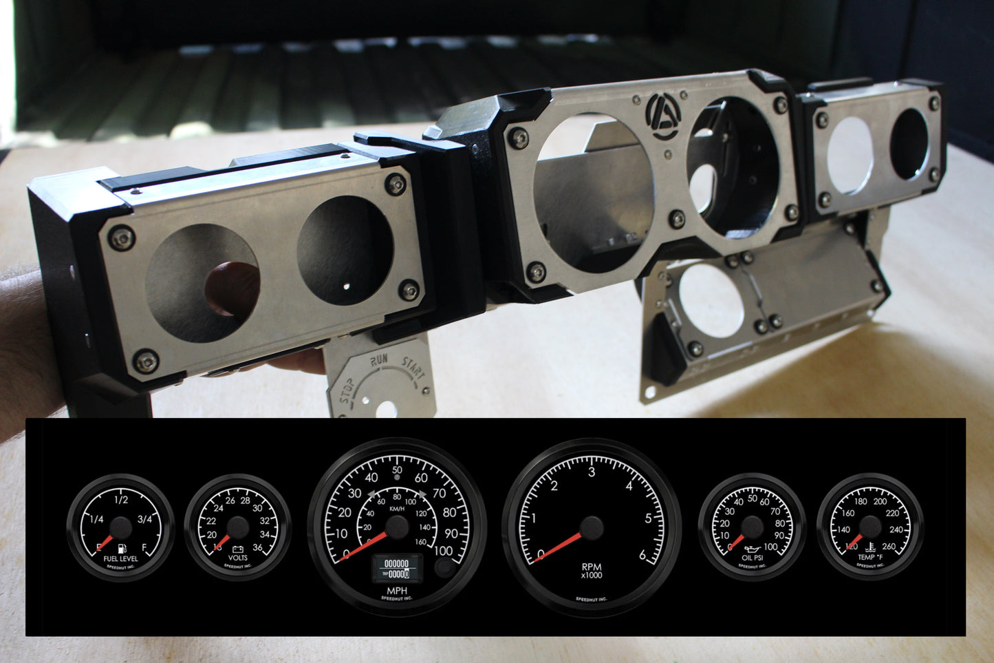 Dash and 6 Gauges Kit Combo - SAVE $100