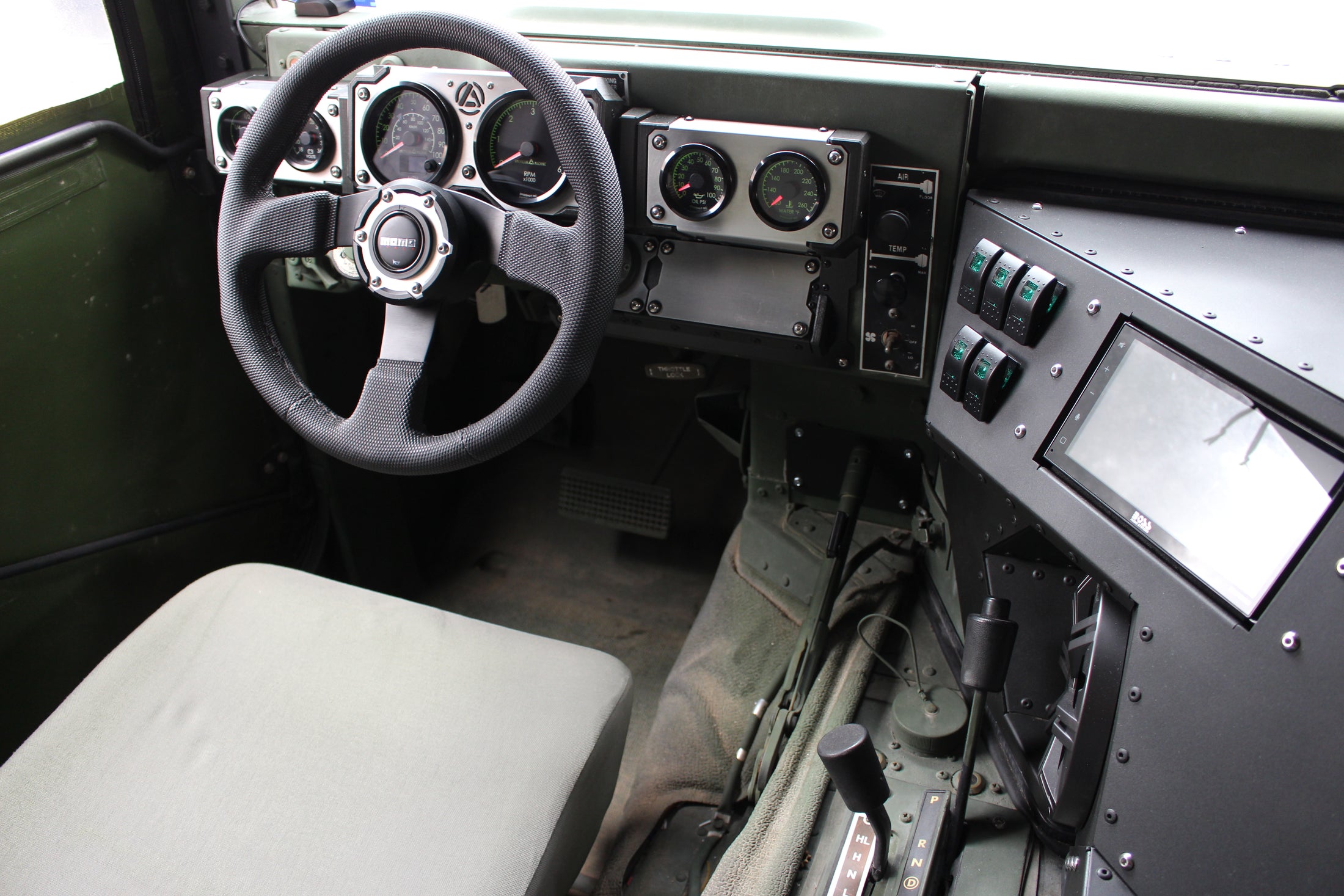 Humvee Center Console, HMMWV interior, Hummer, H1, dog house – American ...