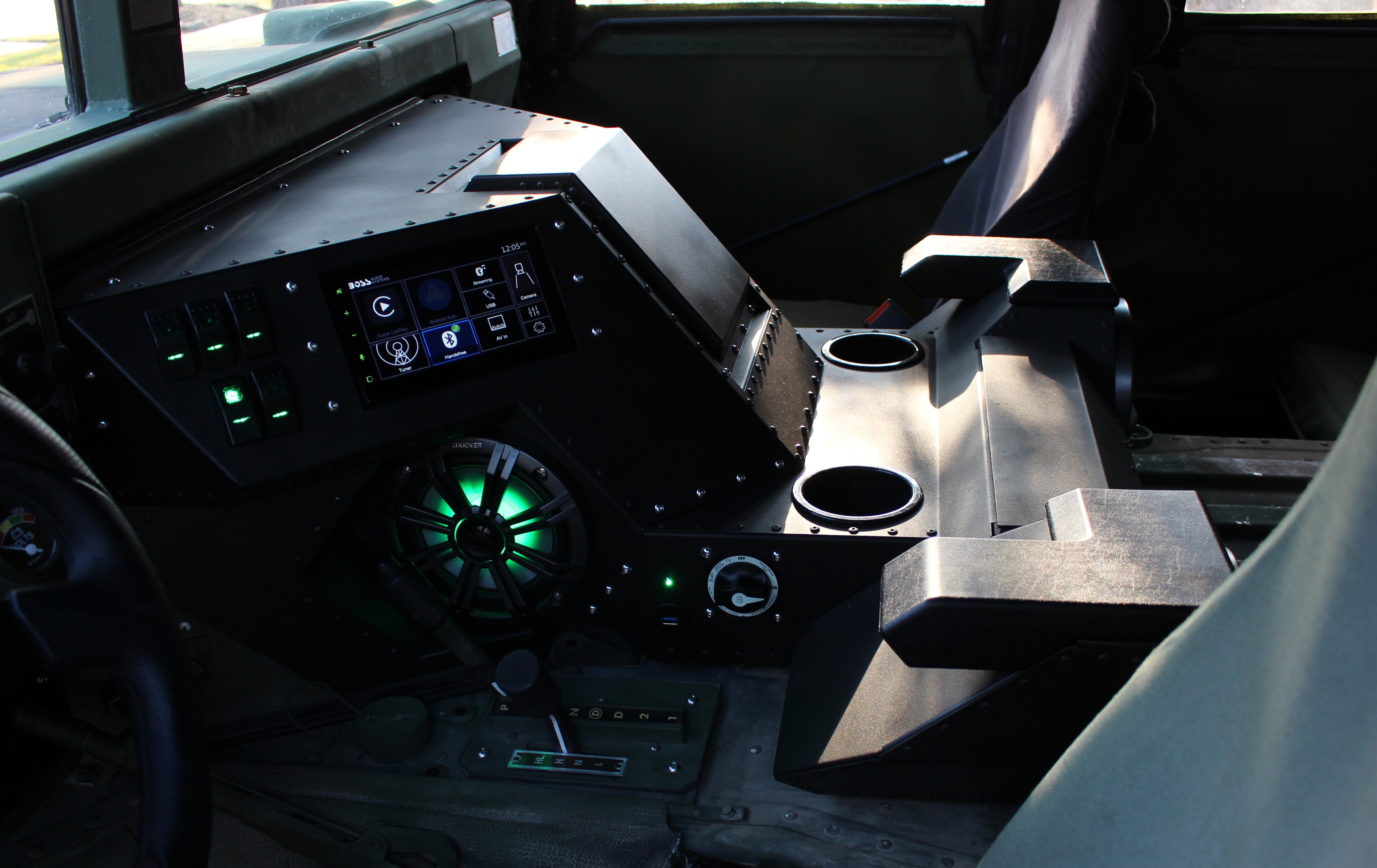 Humvee® Center Console, HMMWV® Center Console, Humvee® interior, HMMWV ...