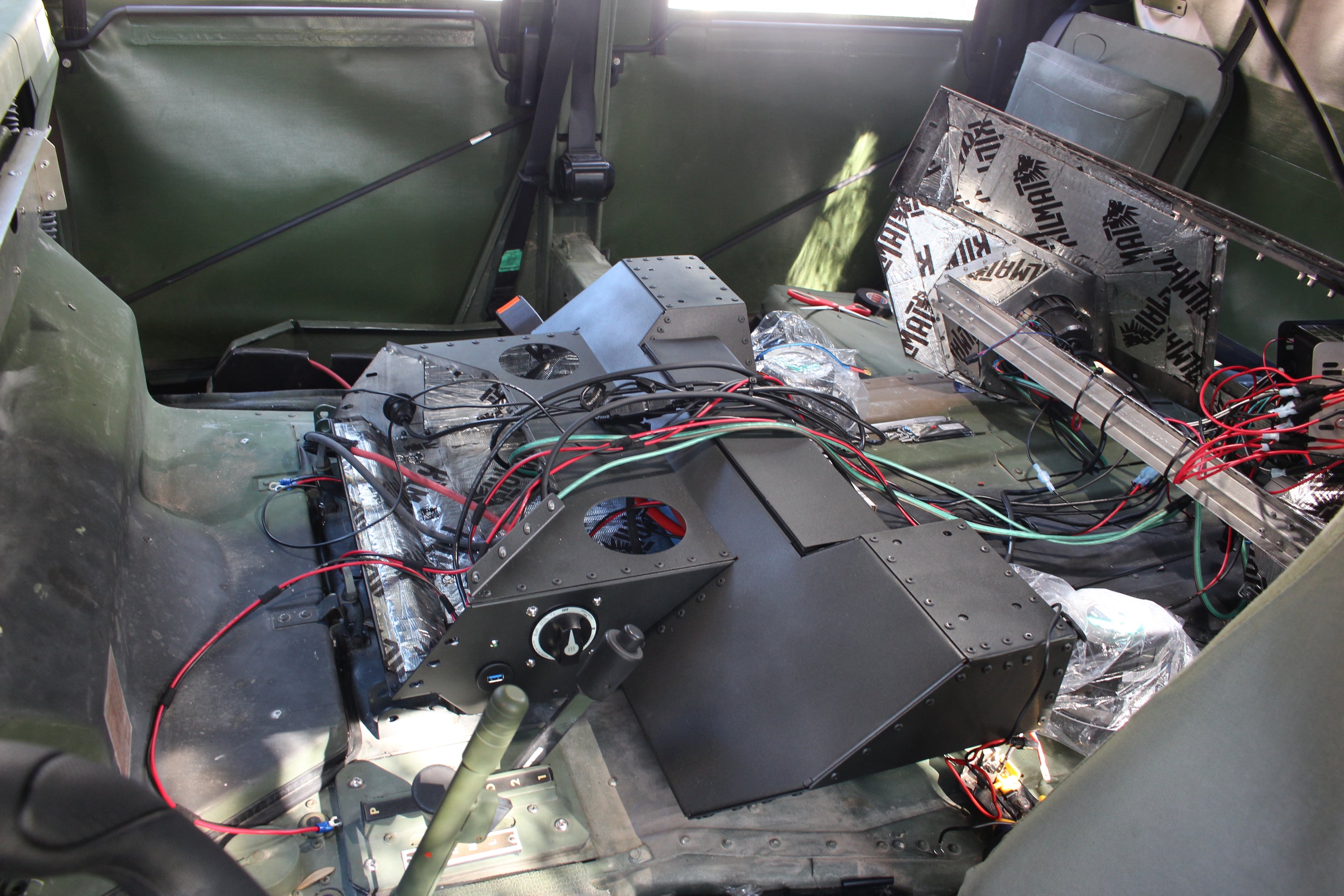 Humvee® Center Console, HMMWV® Center Console, Humvee® interior, HMMWV ...